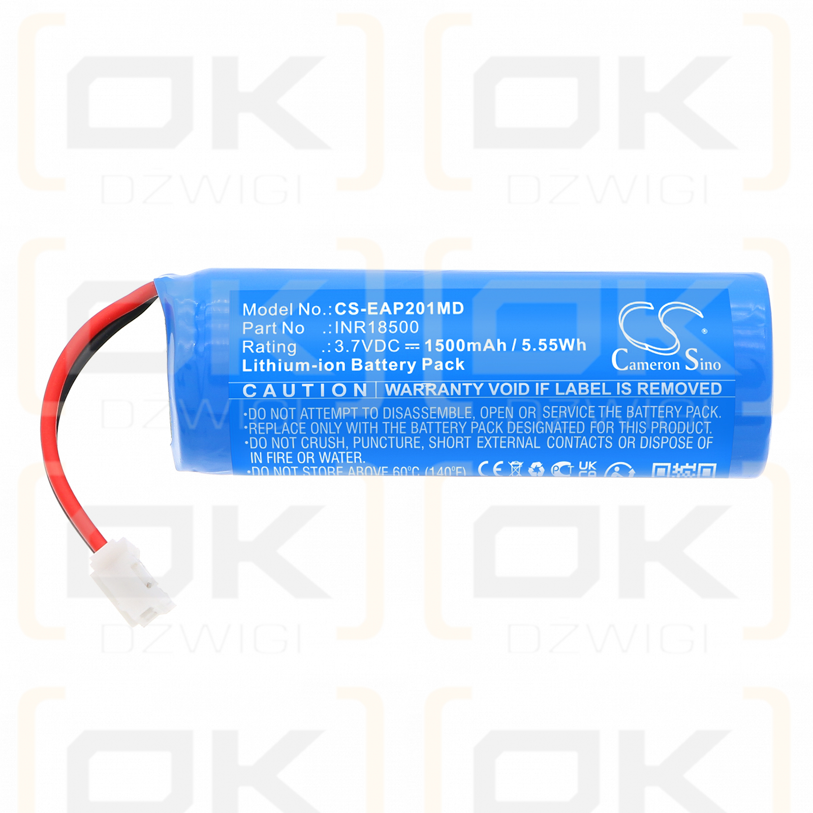 Endodontic Alpha II Resident / INR18500 1500 mAh Li-ion 3.7 V (Cameron Sino)