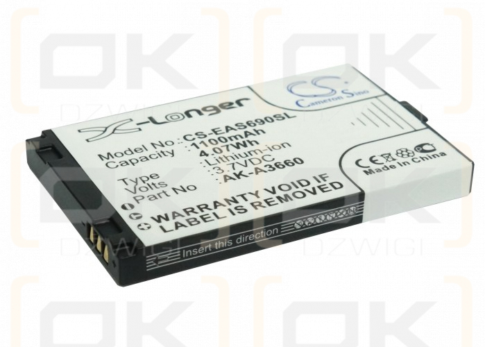 Emporia A3690 / BAT-A3690 1100 mAh Li-Ion 3,7 V (Cameron Sino)