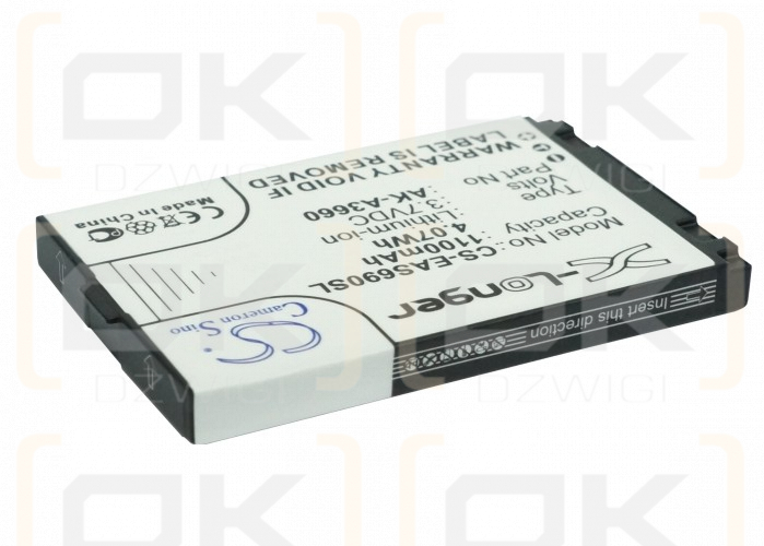 Emporia A3690 / BAT-A3690 1100 mAh Li-Ion 3,7 V (Cameron Sino)