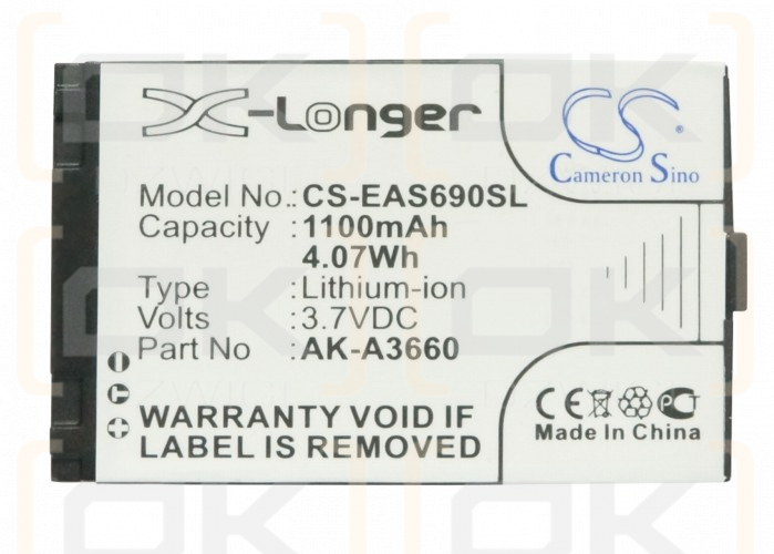 Emporia A3690 / BAT-A3690 1100 mAh Li-Ion 3,7 V (Cameron Sino)