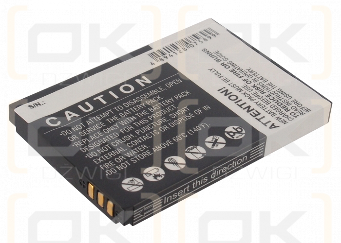 ITT Easy 7 / 8091014550 600mAh Li-ion 3.7V (Cameron Sino)