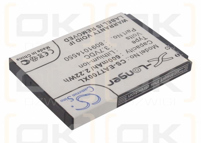 ITT Easy 7 / 8091014550 600mAh Li-ion 3.7V (Cameron Sino)