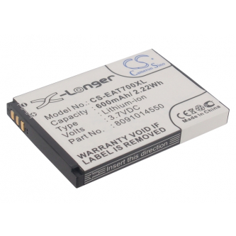 ITT Easy 7 / 8091014550 600 mAh Li-Ion 3,7 V (Cameron Sino)