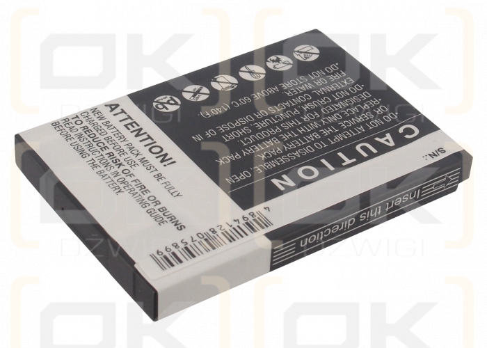 ITT Easy 7 / 8091014550 600mAh Li-ion 3.7V (Cameron Sino)