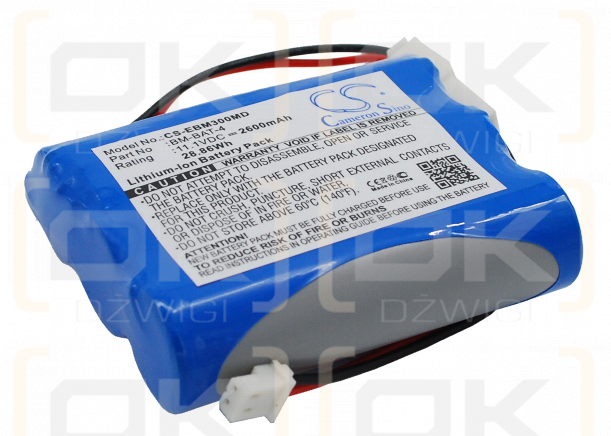 Bionet BM5 / LS1865L220 3SIPMXZ 2600 mAh Li-Ion 11,1 V (Cameron Sino)