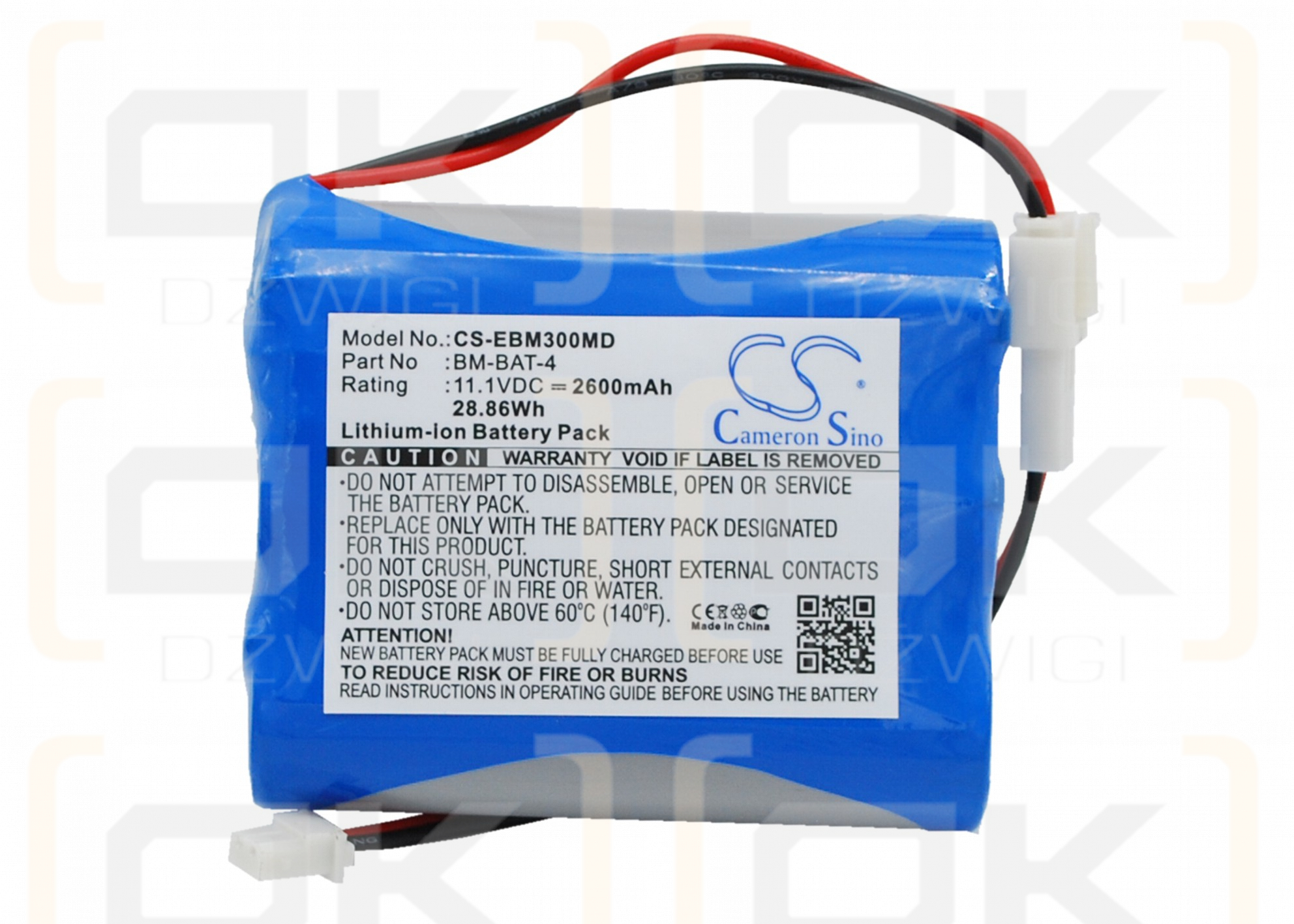 Bionet BM5 / LS1865L220 3SIPMXZ 2600 mAh Li-Ion 11,1 V (Cameron Sino)