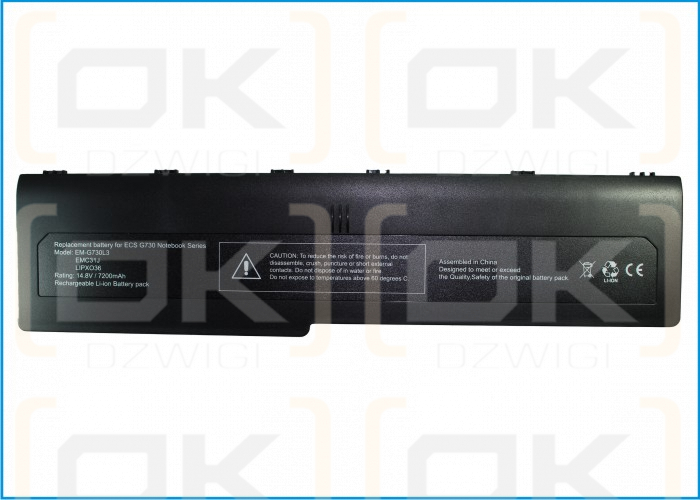 ECS Green 732 / LIP-X036 4400 mAh Li-Ion 14,8 V (Cameron Sino)