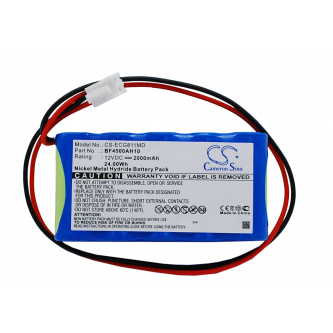 OSEN ECG-8110A / BF4500AH10 2000mAh Ni-MH 12.0V (Cameron Sino)