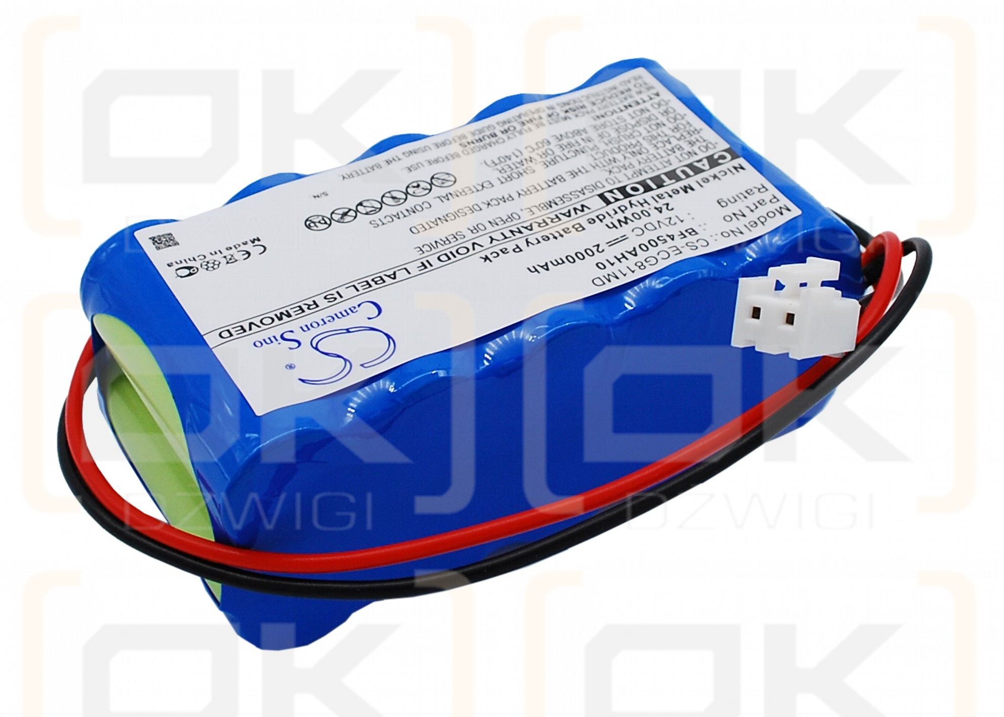 OSEN ECG-8110A / BF4500AH10 2000 mAh Ni-MH 12,0 V (Cameron Sino)