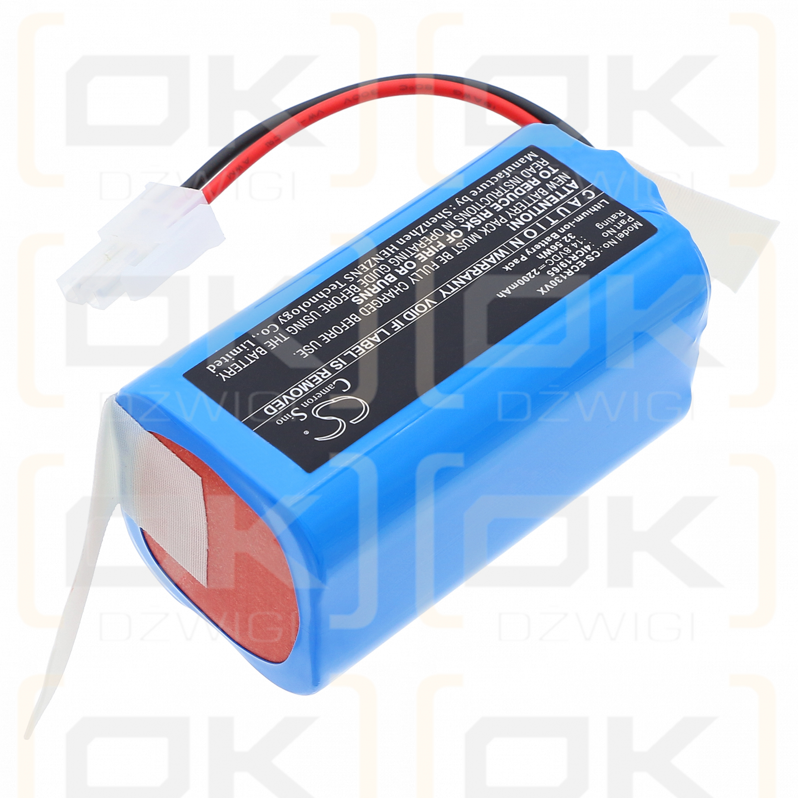 Ecovacs CR553 / 4ICR19/65 2200 mAh Li-Ion 14,8 V (Cameron Sino)