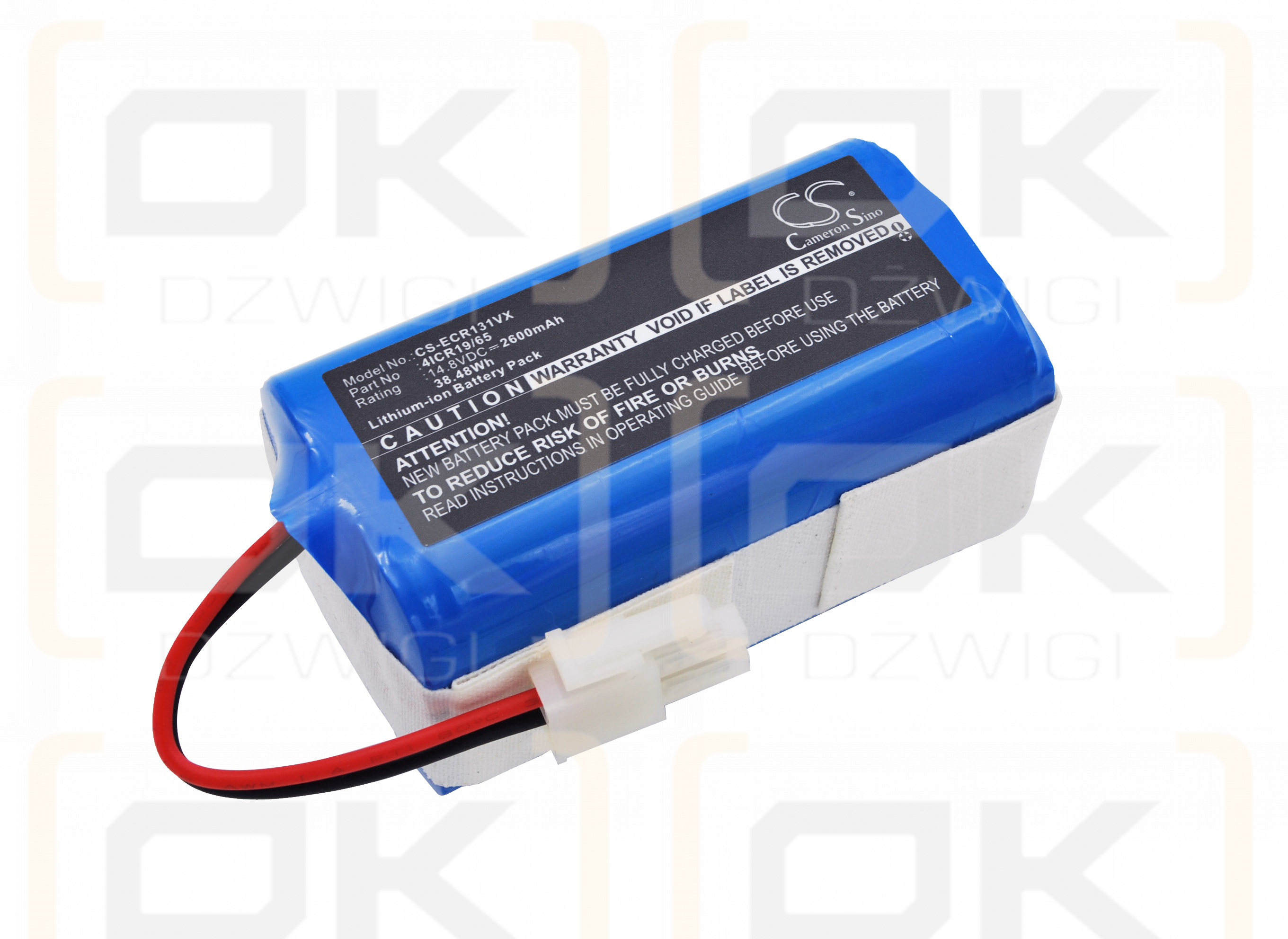 Ecovacs Deebot CR120 / 4ICR19/65 2600 mAh Li-Ion 14,8 V (Cameron Sino)