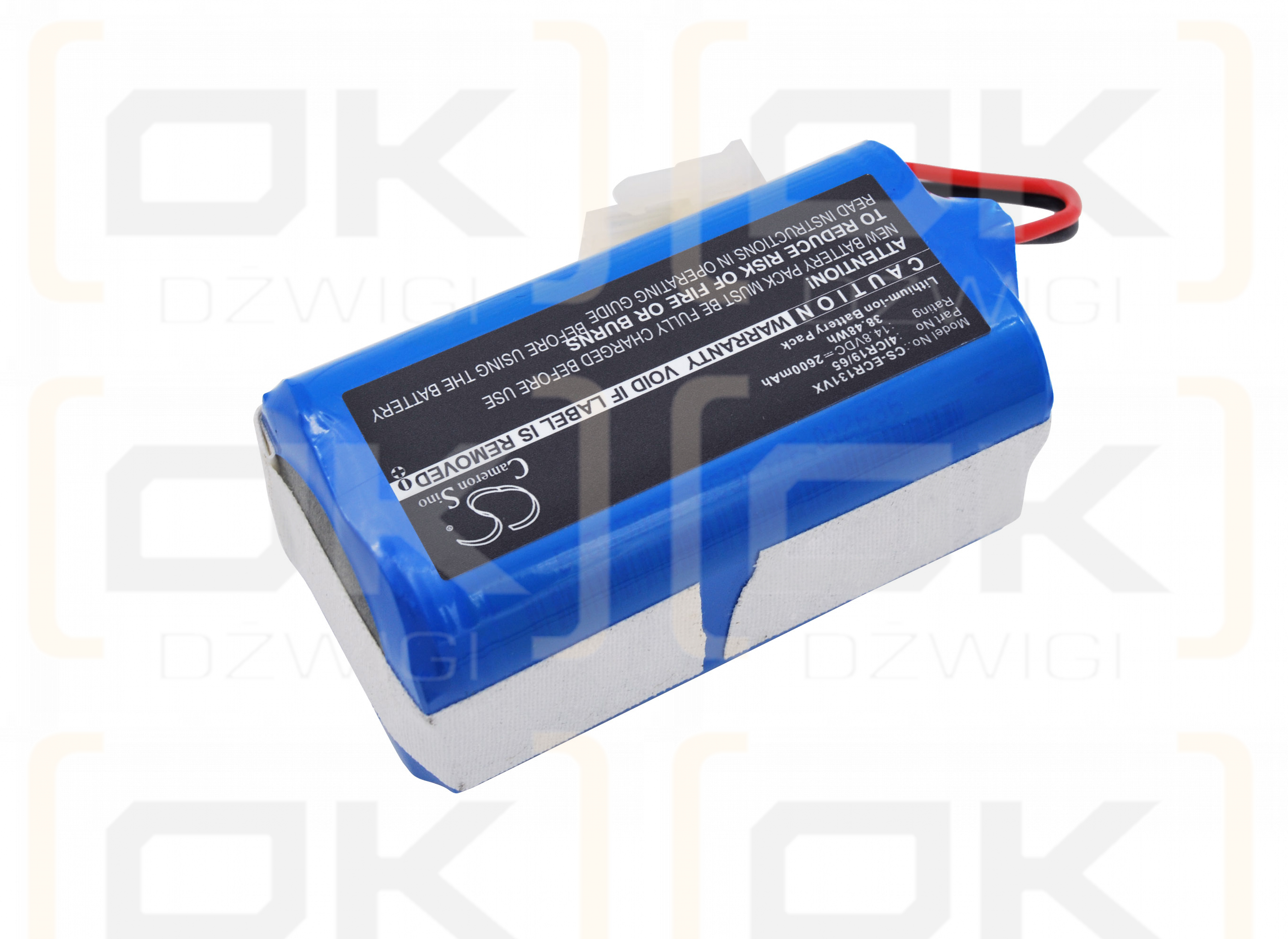 Ecovacs Deebot CR120 / 4ICR19/65 2600 mAh Li-Ion 14,8 V (Cameron Sino)