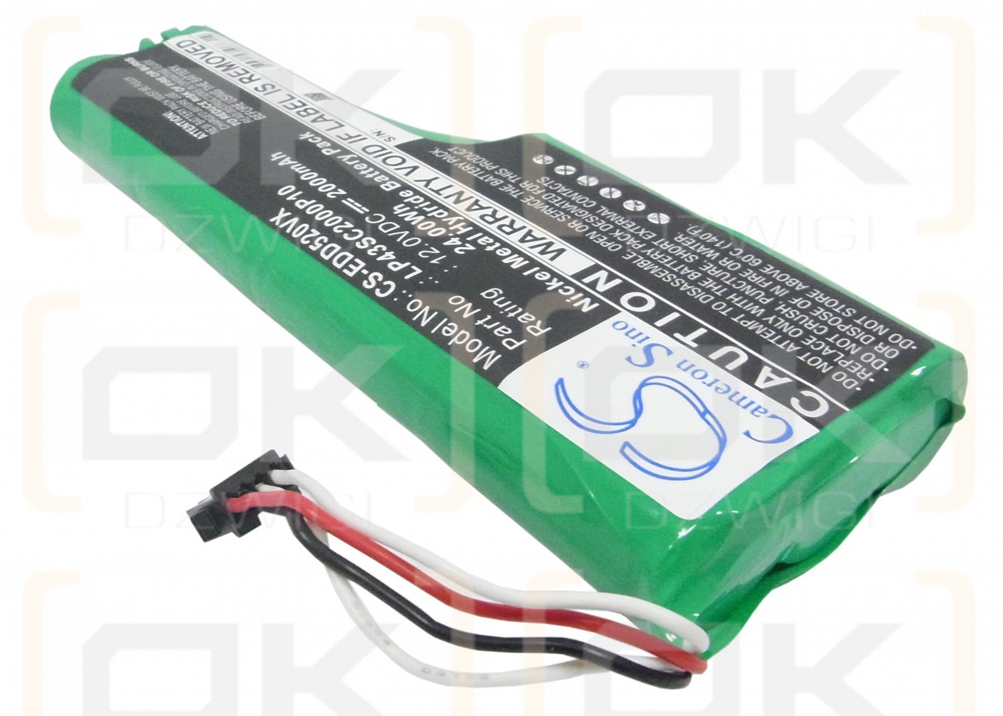 Ecovacs T5 / LP43SC2000P10 2000mAh Ni-MH 12.0V (Cameron Sino)