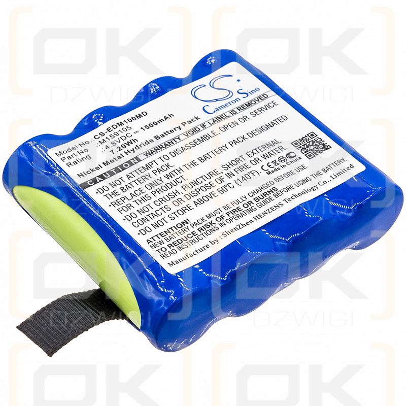 EDAN H100B / M159105 1500mAh Ni-MH 4.8V (Cameron Sino)