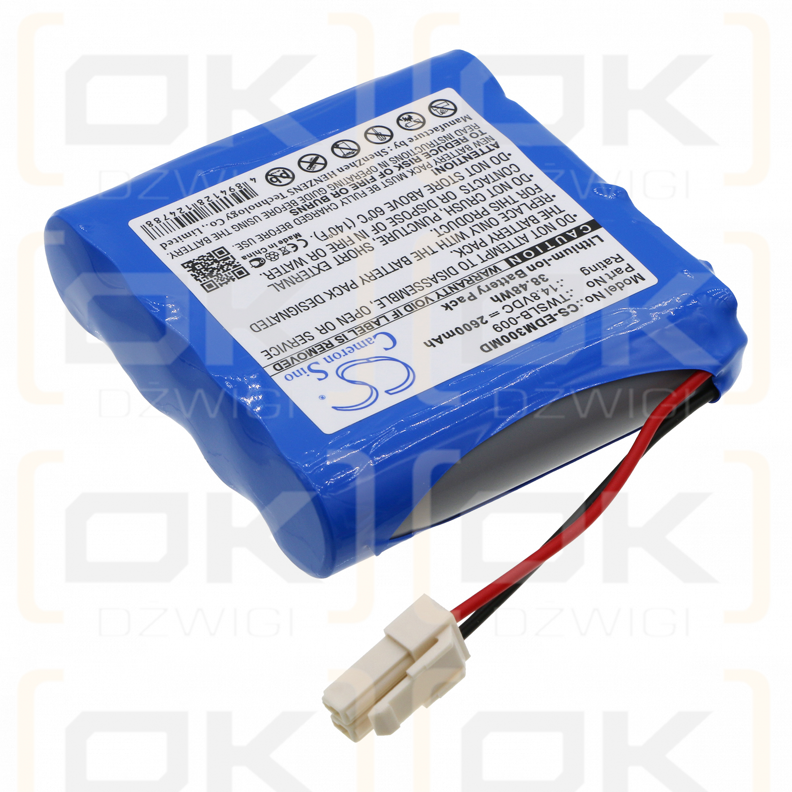 EDAN M3A Vital Signs Monitor / TWSLB-009 2600mAh Li-ion 14.8V (Cameron Sino)