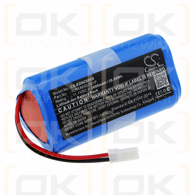 Ecovacs V700 / ICR18650 3S1P 2600 mAh Li-Ion 11,1 V (Cameron Sino)