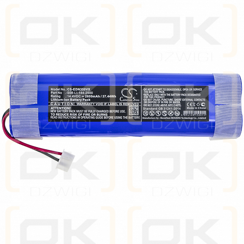 Ecovacs Deebot Ozmo Slim 10 DN520 / S08-LI-144-2500 2600mAh Li-ion 14.4V (Cameron Sino)