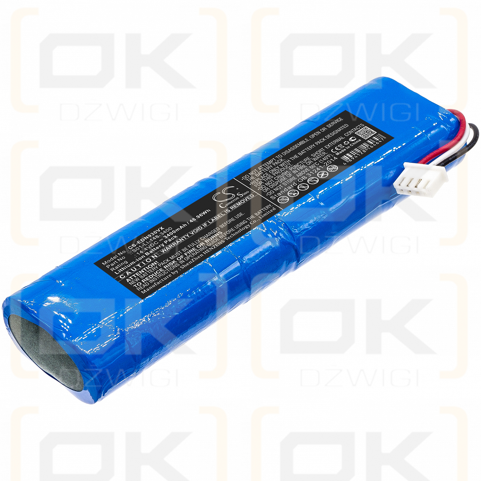 Ecovacs Deebot DN5G / S01-LI-148-2600 3400mAh Li-ion 14.4V (Cameron Sino)