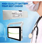 Ersatzakku für EDAN iSE-1810 / 01.21.064394 3350 mAh Li-Ion 15,2 V (Cameron Sino)