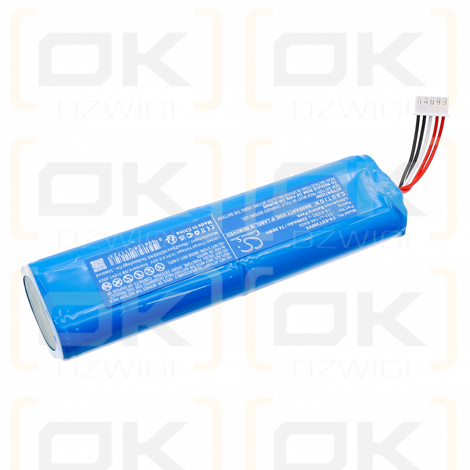 Ecovacs T30S Pro / S31-LI-144-6400 5200mAh Li-ion 14.4V (Cameron Sino)