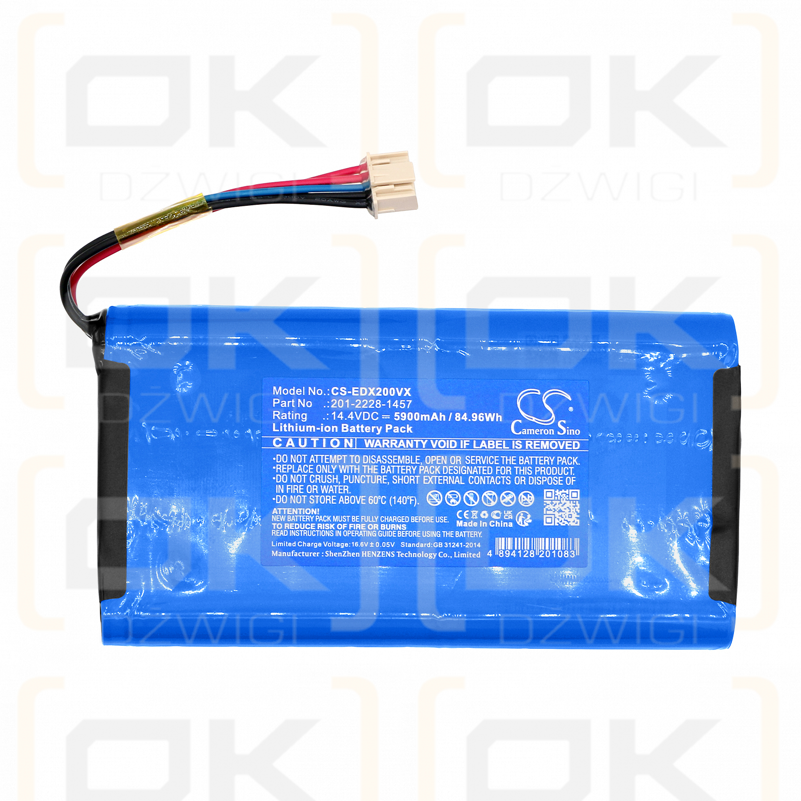 Ecovacs DX5PROMNI / 201-2228-1457 5900 mAh Li-Ion 14,4 V (Cameron Sino)