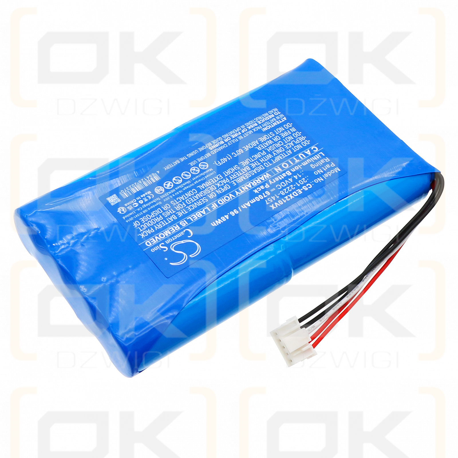 Ecovacs DX5PROMNI / 201-2228-1457 6700 mAh Li-Ion 14,4 V (Cameron Sino)