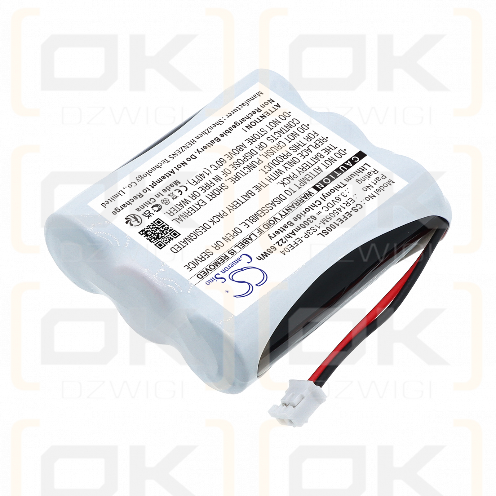 Efento NB-IoT / ER14505M-1S3P-EFE04 6300 mAh Li-SOCl2 3.6 V (Cameron Sino)