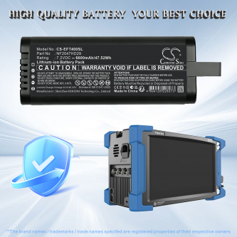 Bateria zamienna do EXFO FTB-4 / NF2047HD 6600 mAh Li-ion 7.2 V (Cameron Sino)