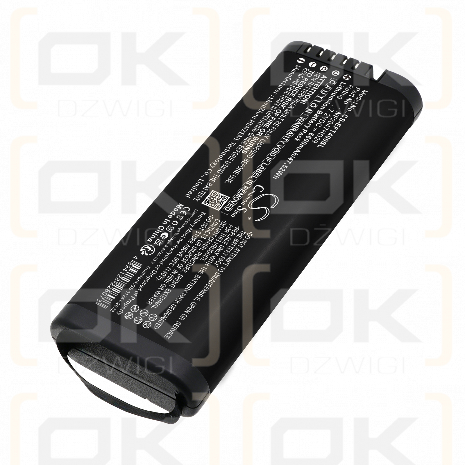 Bateria zamienna do EXFO FTB-4 / NF2047HD 6600 mAh Li-ion 7.2 V (Cameron Sino)