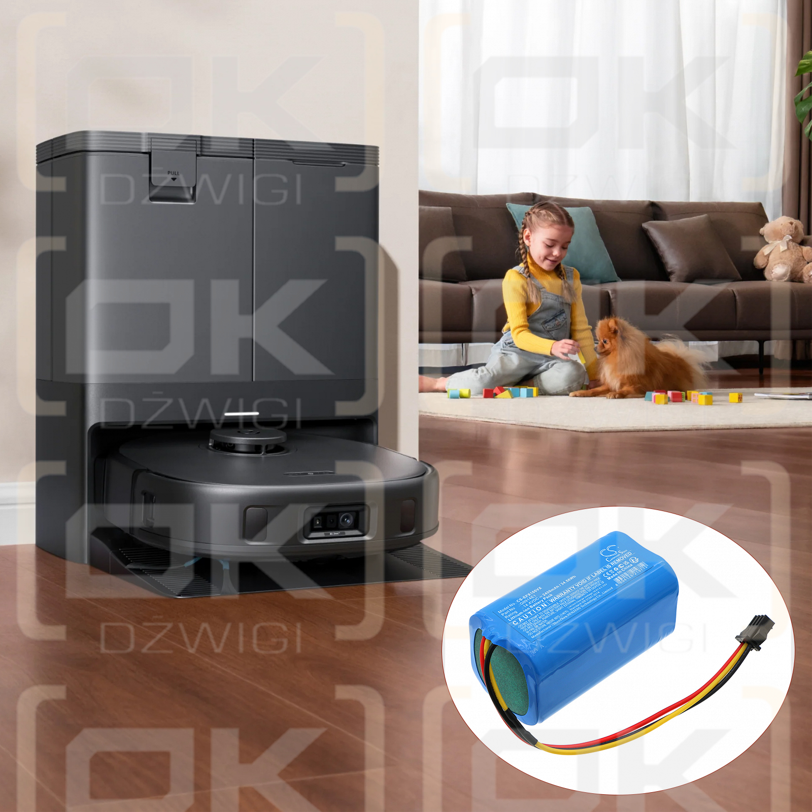 Eufy X10 Pro Omni / G0914E1 2400mAh Li-ion 14.4V (Cameron Sino)