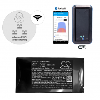 EXFO EX10 10G Ethernet Tester / 01WQ0037-19 12000mAh Li-Polymer 3.7V (Cameron Sino)