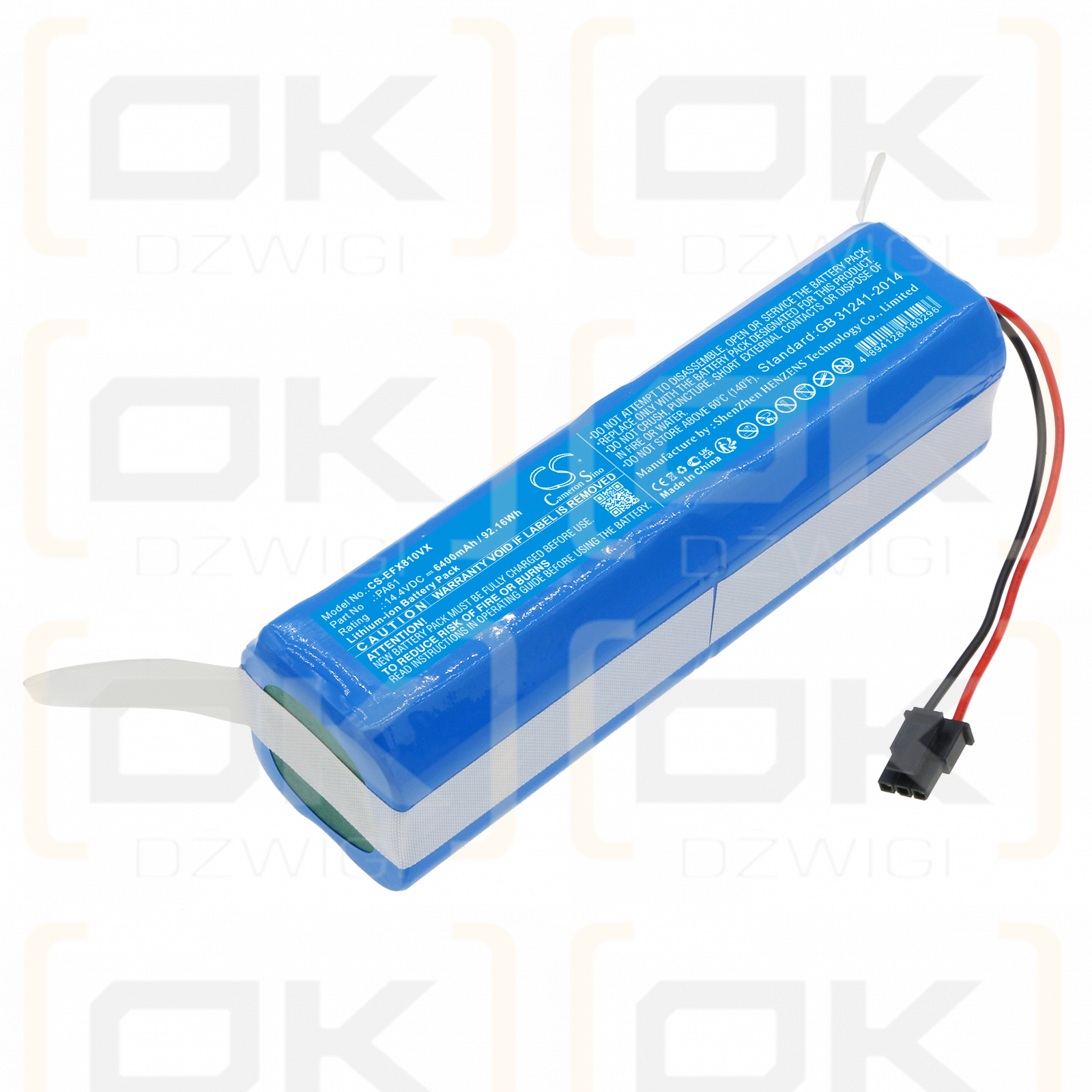 Eufy T226X / PA61 6400 mAh Li-Ion 14,4 V (Cameron Sino)