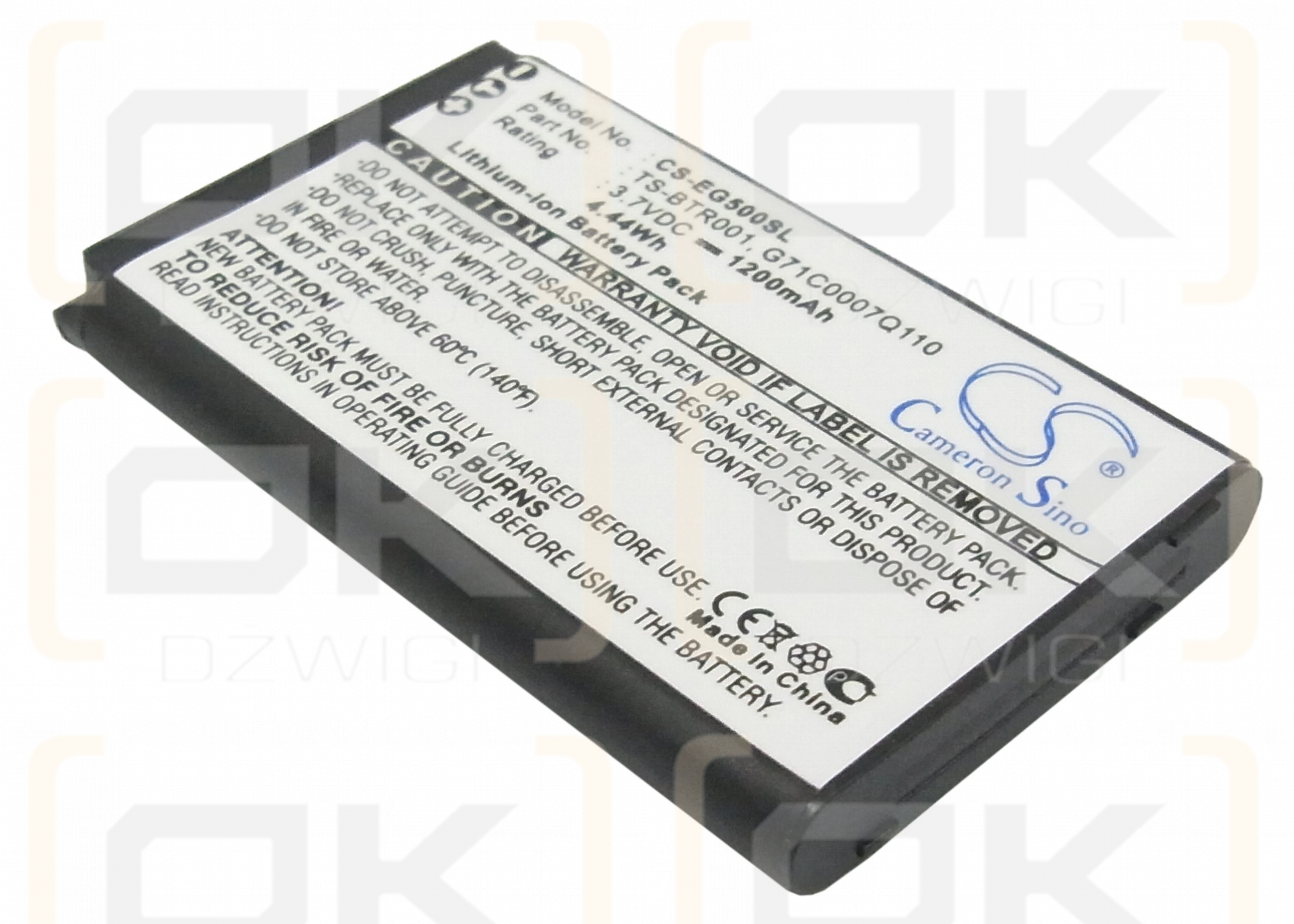 Toshiba Portege G500 / TS-BTR001 1200mAh Li-ion 3.7V (Cameron Sino)