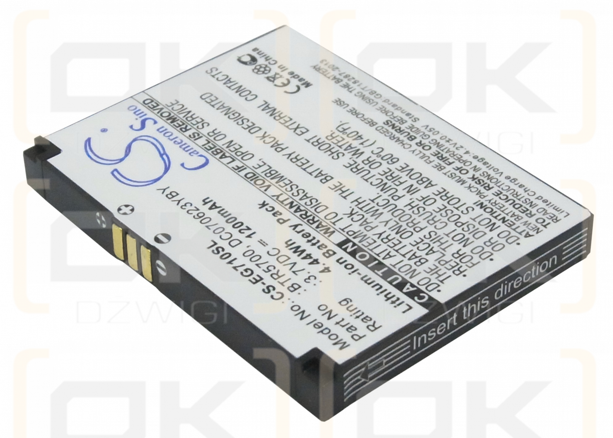 Toshiba Portege G710 / BTR5700 1200 mAh Li-Ion 3,7 V (Cameron Sino)