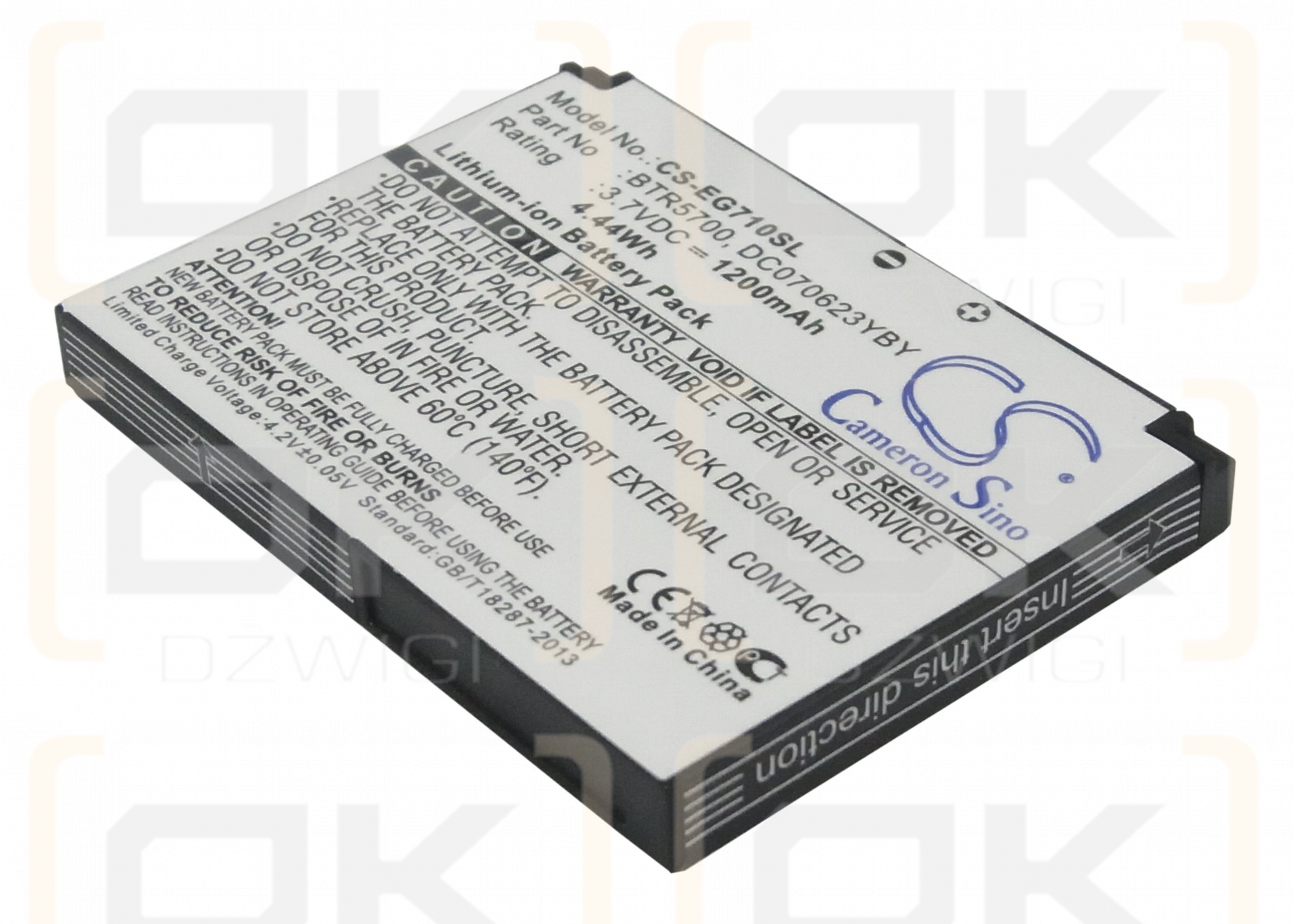 Toshiba Portege G710 / BTR5700 1200 mAh Li-Ion 3,7 V (Cameron Sino)