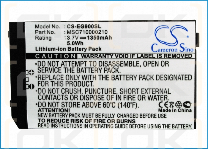 Toshiba Portege G900 / TSBAW1 1350mAh Li-ion 3.7V (Cameron Sino)