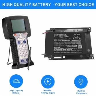 Emerson Hart Fieldbus 375 Handheld Terminal Field Communicator / HHR-120AA F5 2500mAh Ni-MH 6.0V (Cameron Sino)