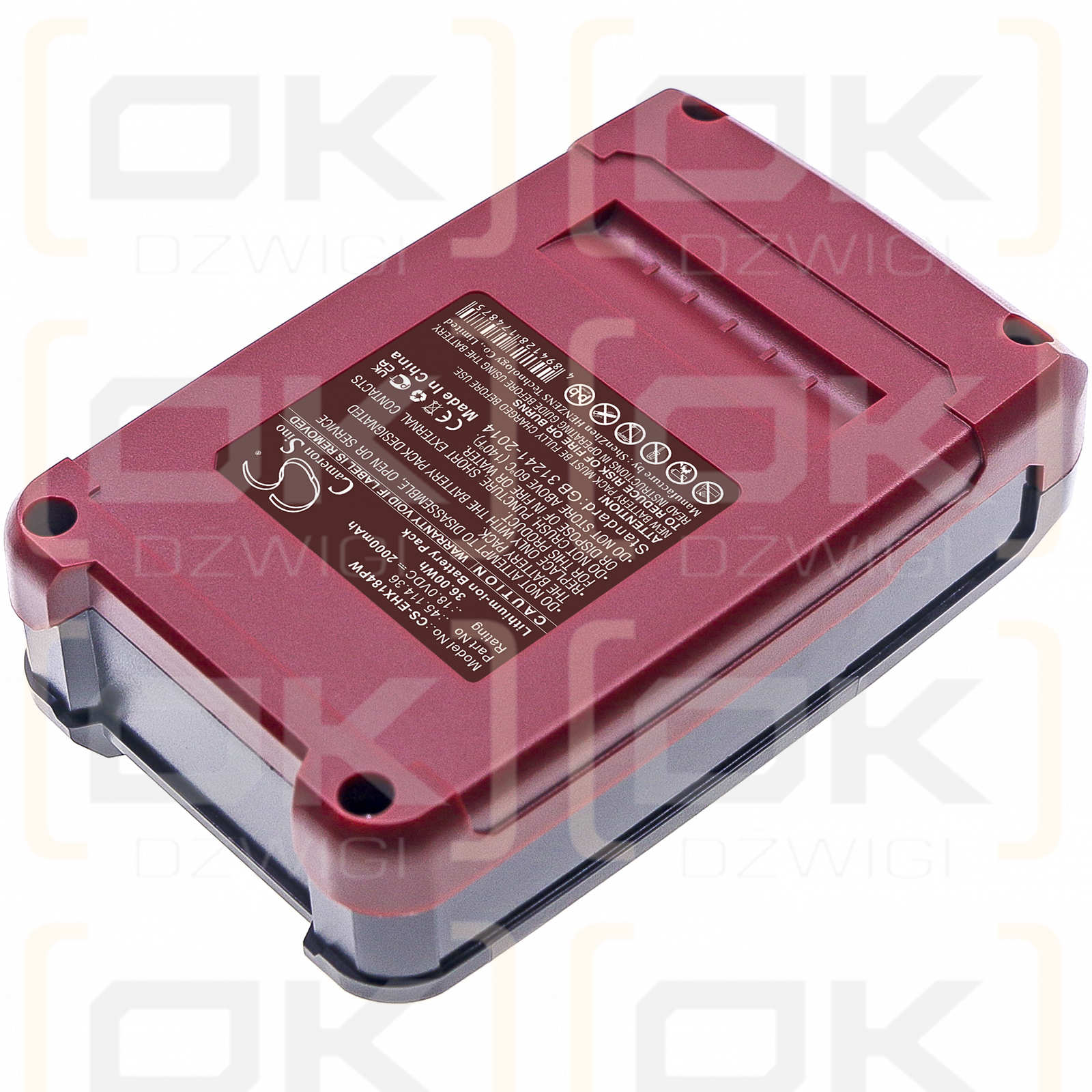 Kraftixx KX-ART 1826 Li / 4514071 2000mAh Li-ion 18.0V (Cameron Sino)