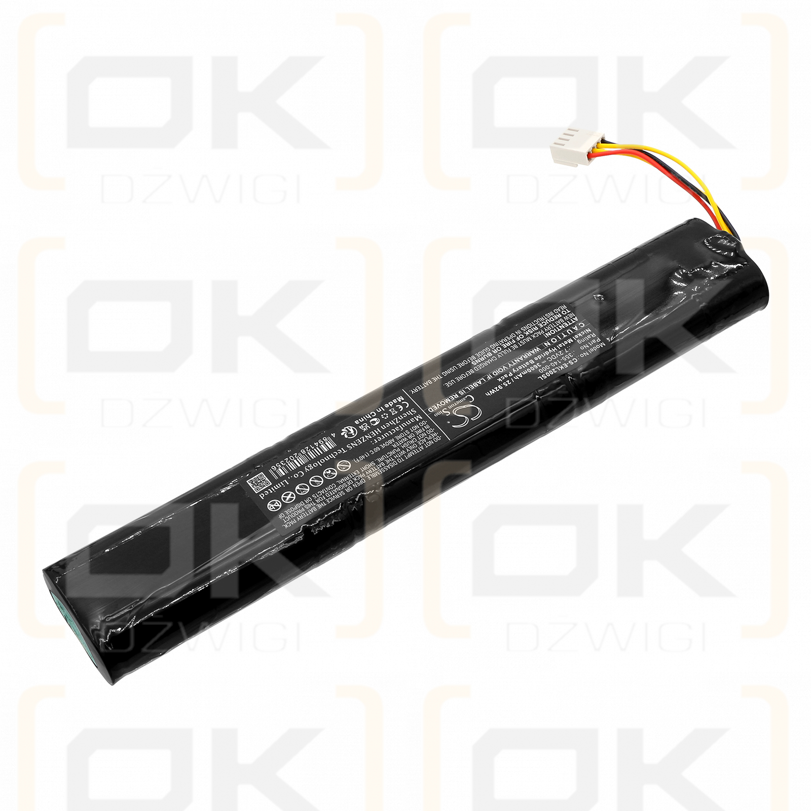 Electrónica EIT 10 / 355-140-000 3600mAh Ni-MH 7.2V (Cameron Sino)