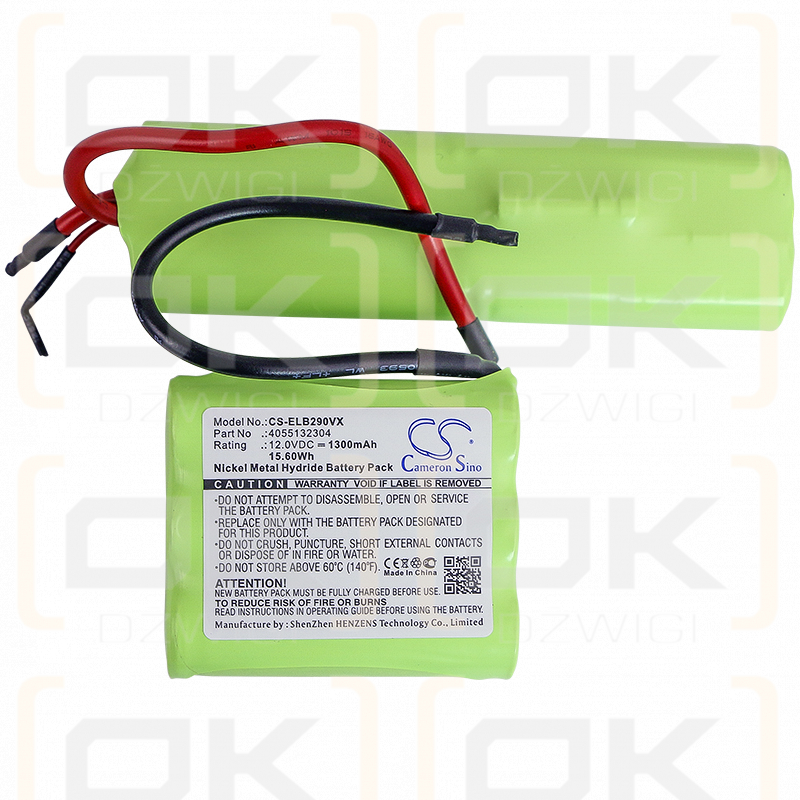 Electrolux ZB2955P / 4055132304 1300 mAh Ni-MH 12,0 V (Cameron Sino)