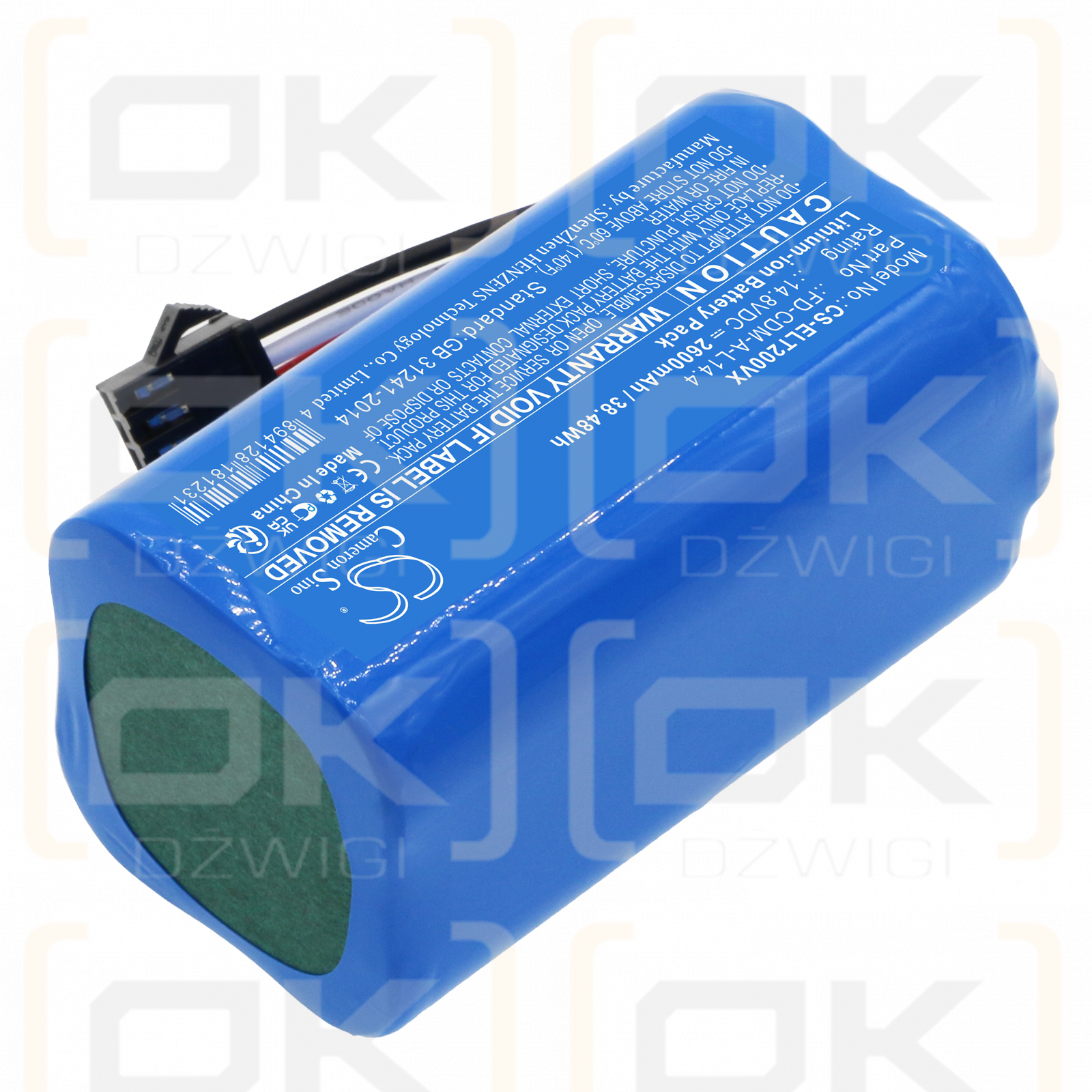 Elfbot T2 / FD-CDM-A-L14.4 2600 mAh Li-Ion 14,8 V (Cameron Sino)