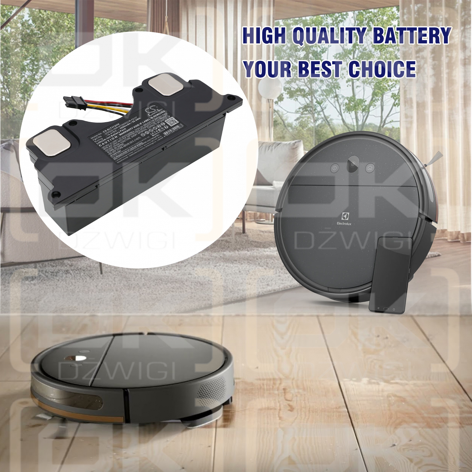 Electrolux Ultimatehome 300 / 200GD-INR-H18650CH-4S1P 3500mAh Li-ion 14.4V (Cameron Sino)