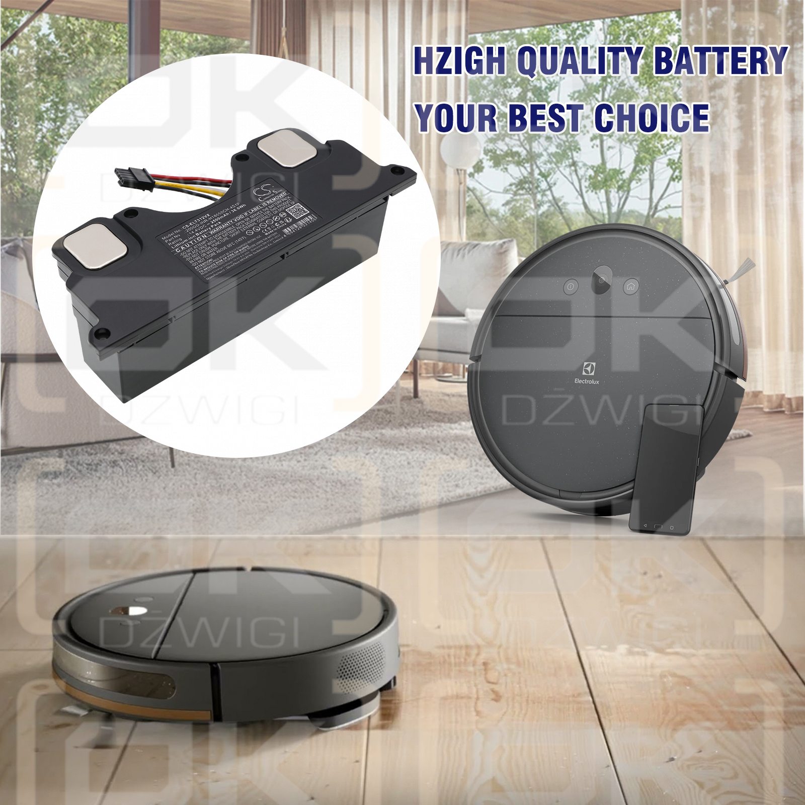 Electrolux Ultimatehome 300 / 200GD-INR-H18650CH-4S1P 2500mAh Li-ion 14.4V (Cameron Sino)