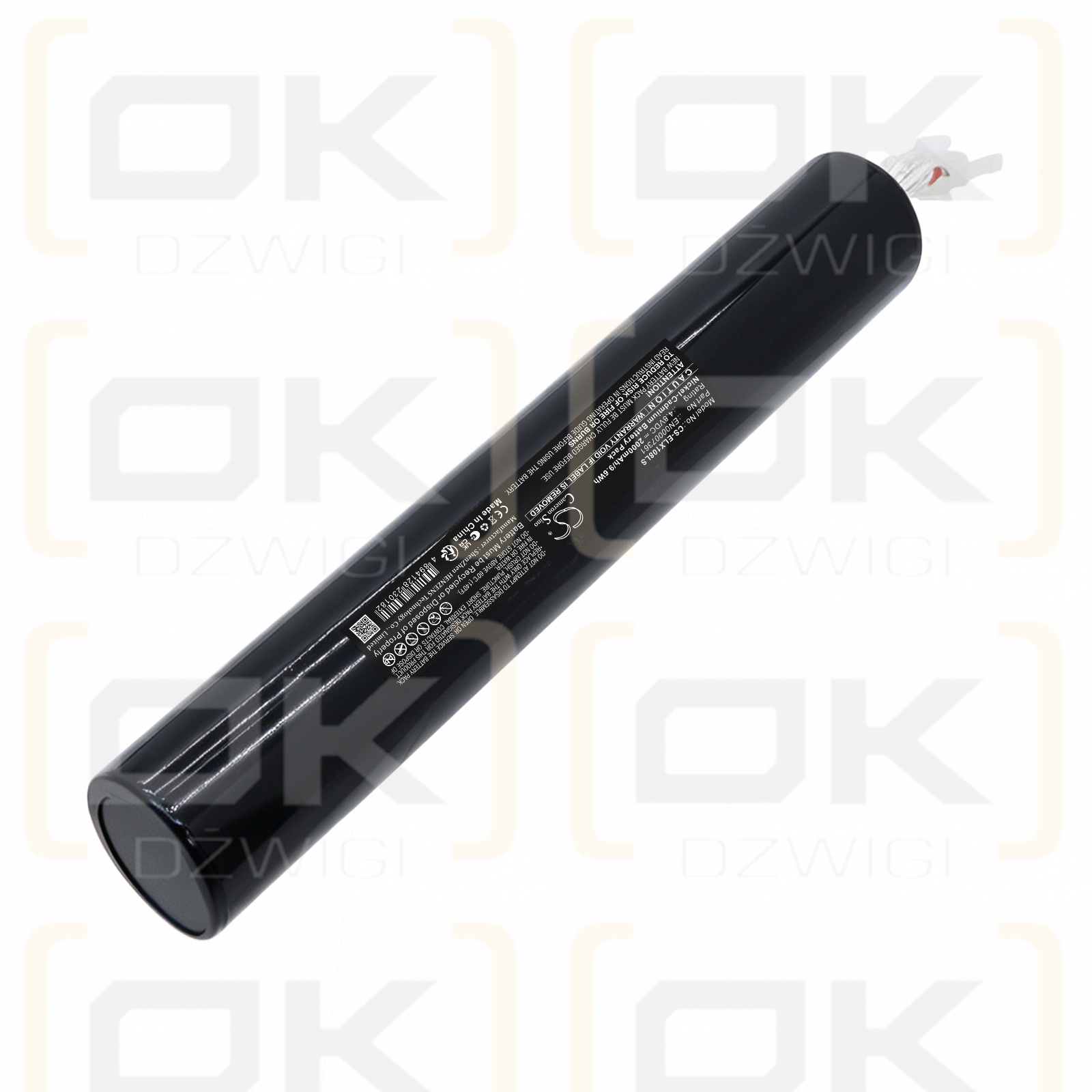 Batería de repuesto para ESYLUX Serie ELH / EN00007361 2000 mAh Ni-CD 4.8 V (Cameron Sino)