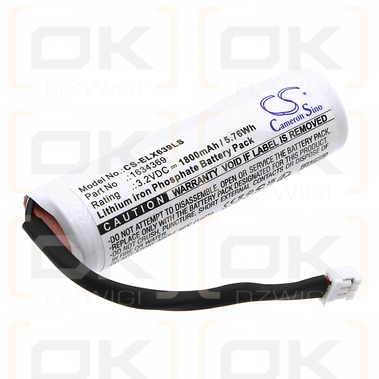 ESYLUX SLF Revision ab 2022 / 1634369 1800mAh LiFePO4 3.2V (Cameron Sino)