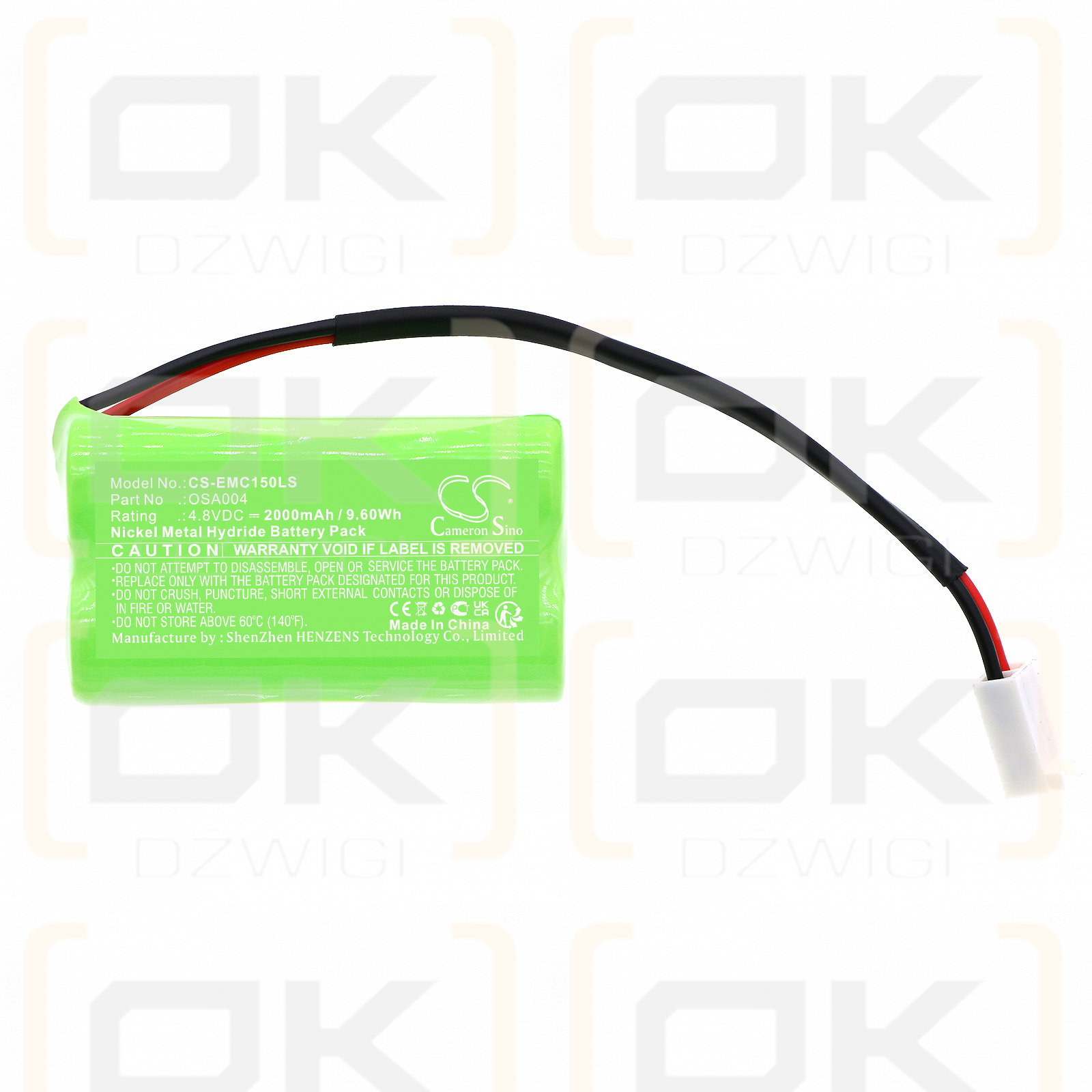 OSI / OSA004 2000 mAh Ni-MH 4,8 V (Cameron Sino)