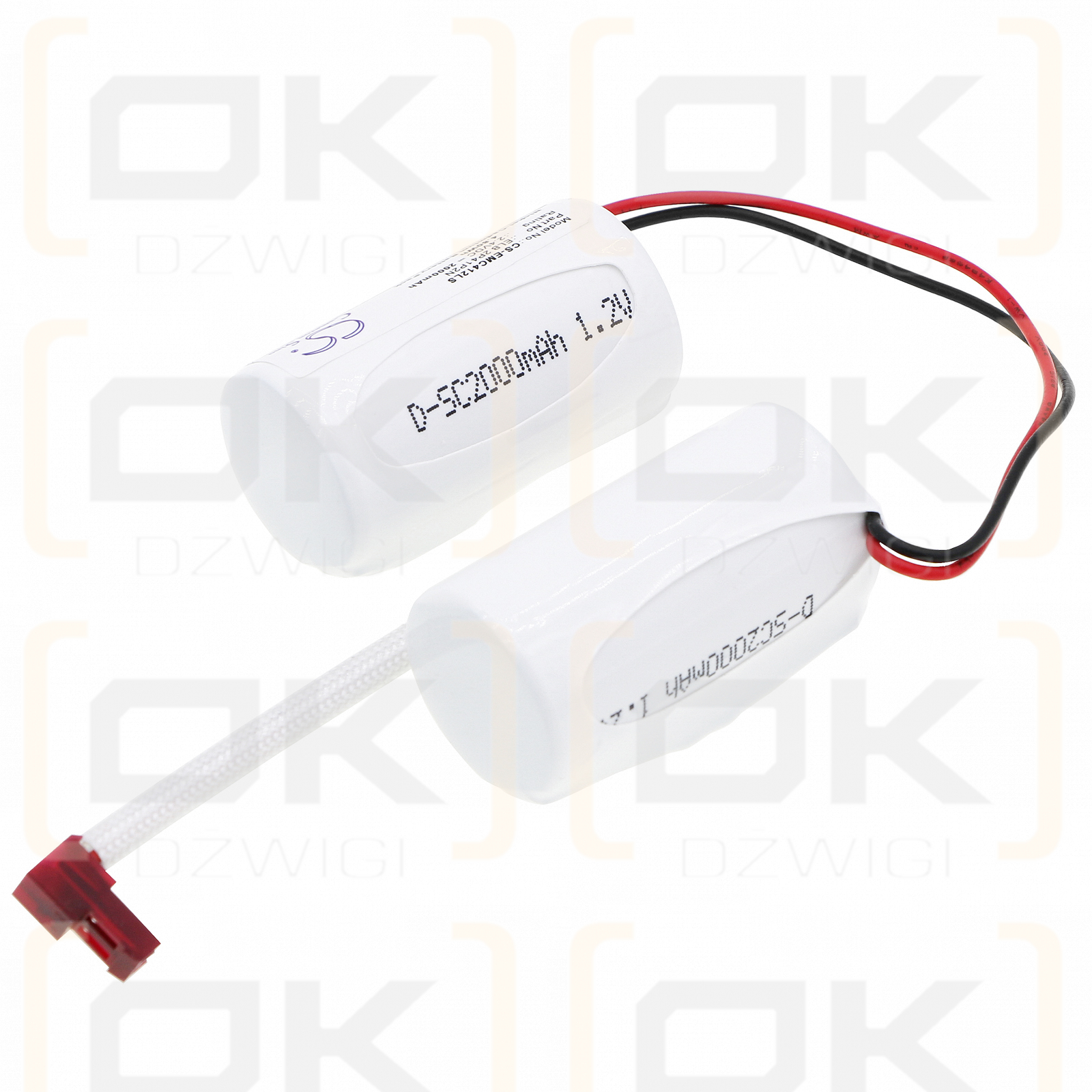 Lithonia LQC 1 G EL N / ELB 2P41P2N 2000mAh Ni-CD 2.4V (Cameron Sino)