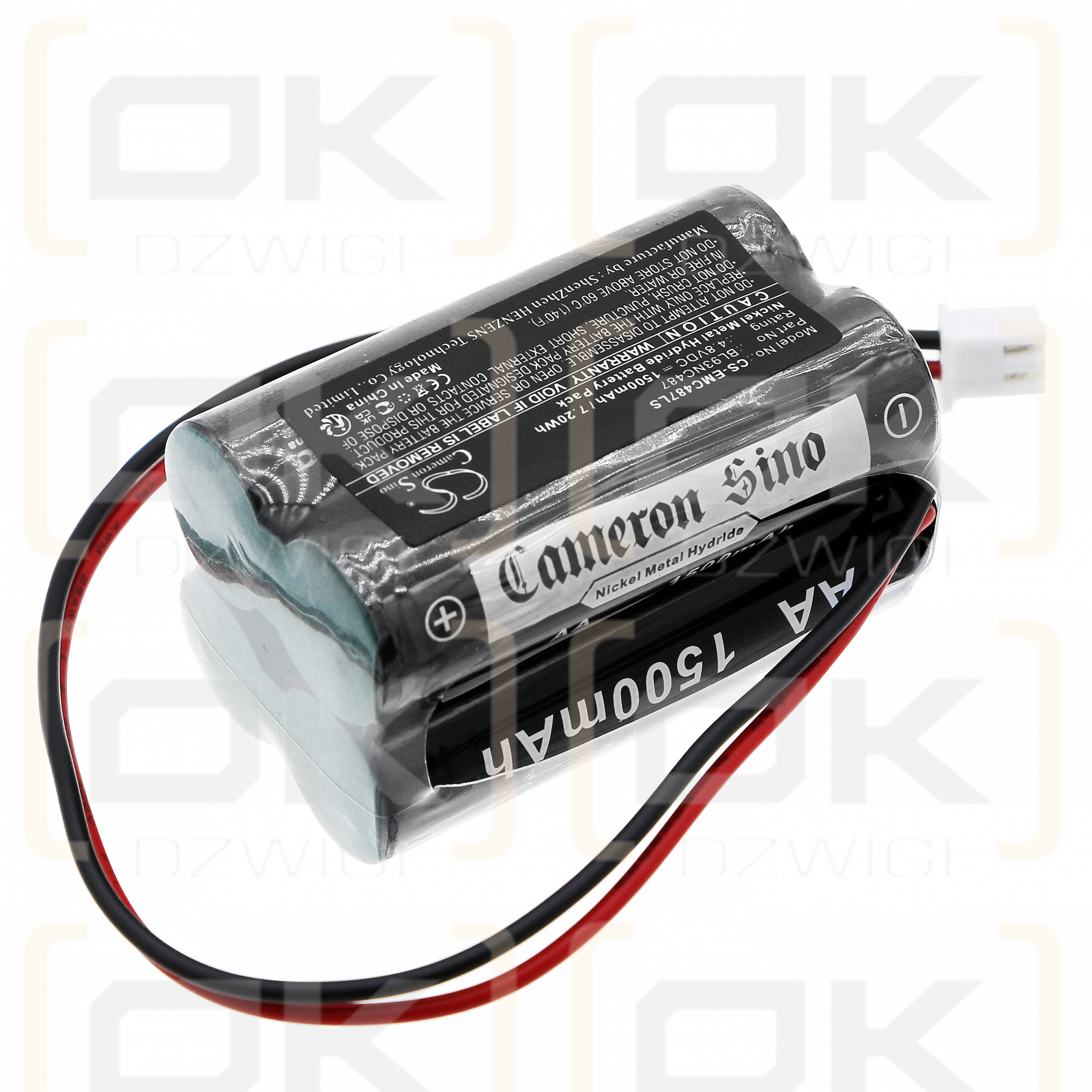 Cooper Industries 6200RP / 4-TD-800AA-HP 1500mAh Ni-MH 4.8V (Cameron Sino)