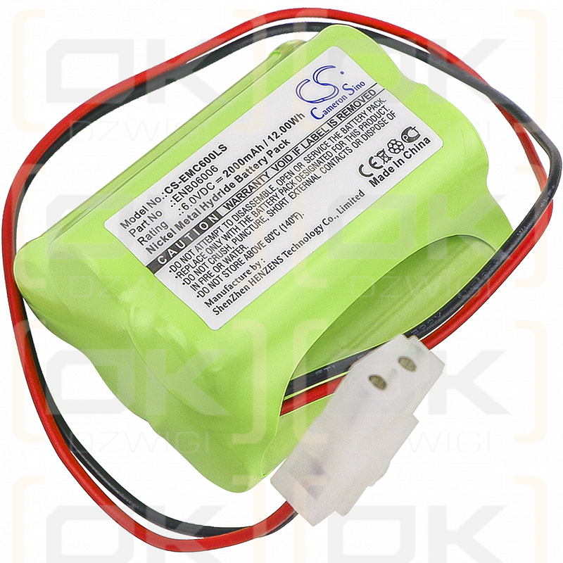 Lithonia ENB06006 / NIC0099 2000mAh Ni-MH 6V (Cameron Sino)