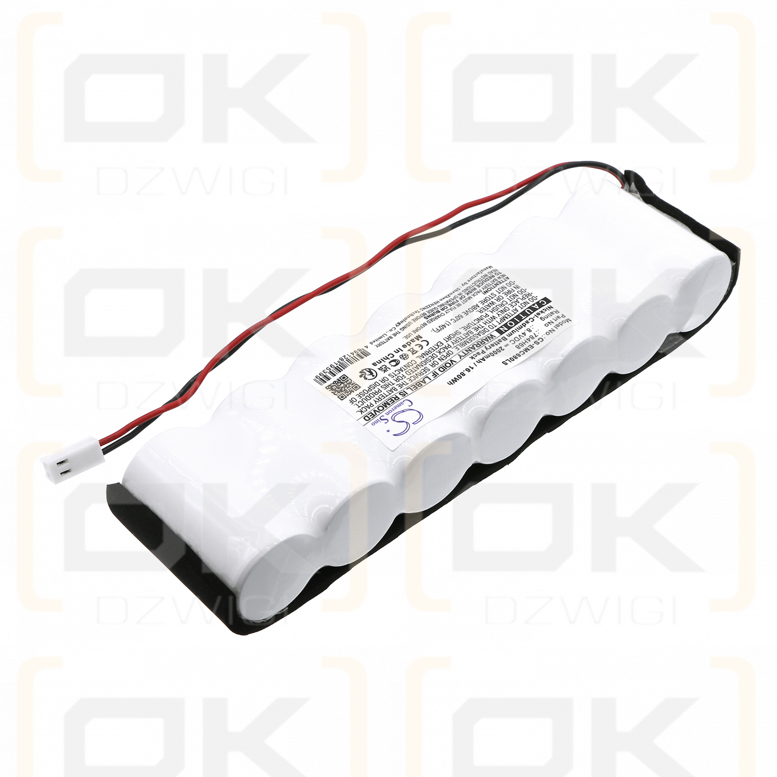 DUAL-LITE PGZ-HTR / 784H68 2000mAh Ni-CD 8.4V (Cameron Sino)